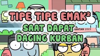 TIPE TIPE EMAK SAAT ADA ACARA BAGI BAGI DAGING!!!