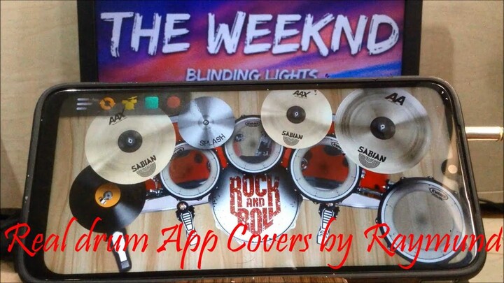 THE WEEKND - BLINDING LIGHTS | Real Drum App Covers by Raymund