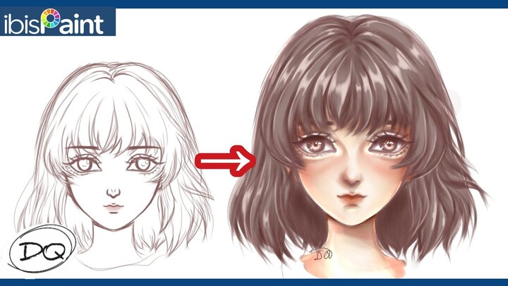 [Part 3] Tutorial Cara Menggambar Anime Semirealism di Ibis Paint X