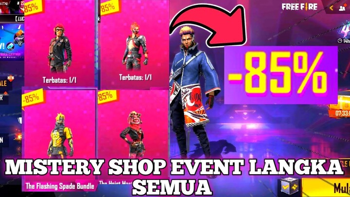 INI BARU MISTERY SHOP EVENT LANGKA SEMUA 😮KEREN KEREN SIH JADI PEN SPIN!!GARENA FREE FIRE