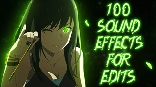 100 Sound Effects For Edits