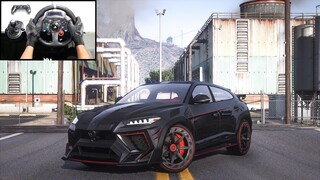 Driving Most Expensive | Lamborghini Urus Mansory Edition |  Loudest Sound - Logitech g29