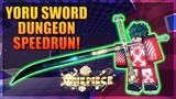 Yoru Dark Blade Solo Dungeon Speedrun in A One Piece Game