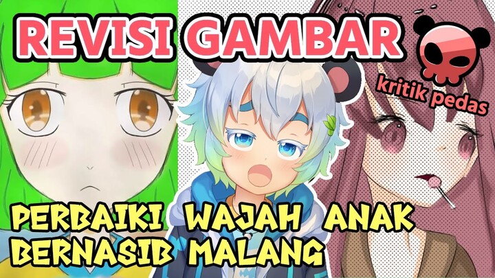 ANAK BERWAJAH DATAR DAN BENGKOK! | [REVISI GAMBAR]