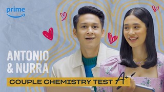 Couple Chemistry Test Nurra Datau & Antonio Blanco Jr. | Serial A+ | Prime Video Indonesia