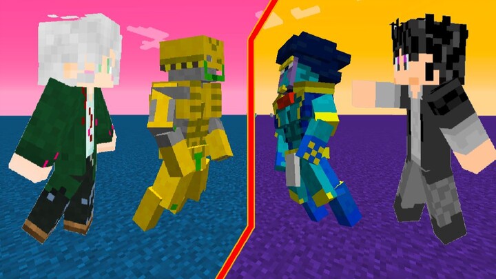 A duel of fate! The strongest avatar! The battle of Minecraft avatars! Ola! Muda!