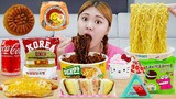 Korean Convenience Store Food Mukbang 하이유의 편의점 음식 먹방! 짜장면 짱구 컵라면 삼각김밥 REAL SOUND | HIU 하이유