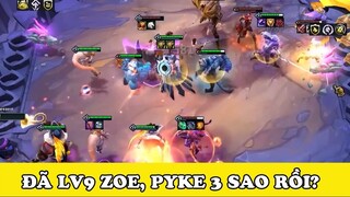 Hướng dẫn lấy tướng pyke + zoe 3 sao lv9 trong 3 round TFT Mobie