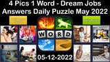 4 Pics 1 Word - Dream Jobs - 12 May 2022 - Answer Daily Puzzle + Bonus Puzzle