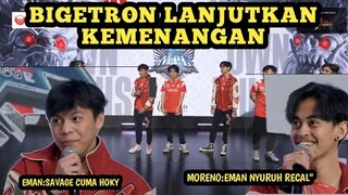 EMAN SAVAGE‼️BIGETRON KEMBALI MENANG DAN KE PUCUK❗️