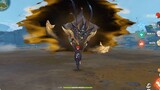 "Genshin Impact" Diluc Three Swords Golden Wolf