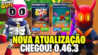 CHEGOU AGORA NOVA ATUALIZAÇÃO 0.46.3 NO STUMBLE GUYS [NOVAS SKINS, NOVO MAPA E EVENTOS] - VEJA TUDO!