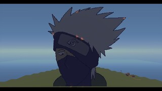 Minecraft Pixel Art Time Lapse: Kakashi Hatake