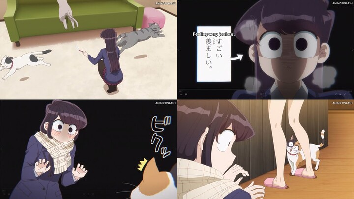 Komi san's AURA SCARES THE CATS away from her | Komi can't communicate season 2 Ep 2