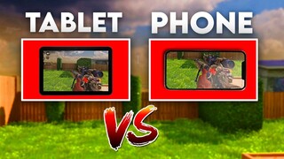 Tablet versus Phone | Call of Duty Mobile