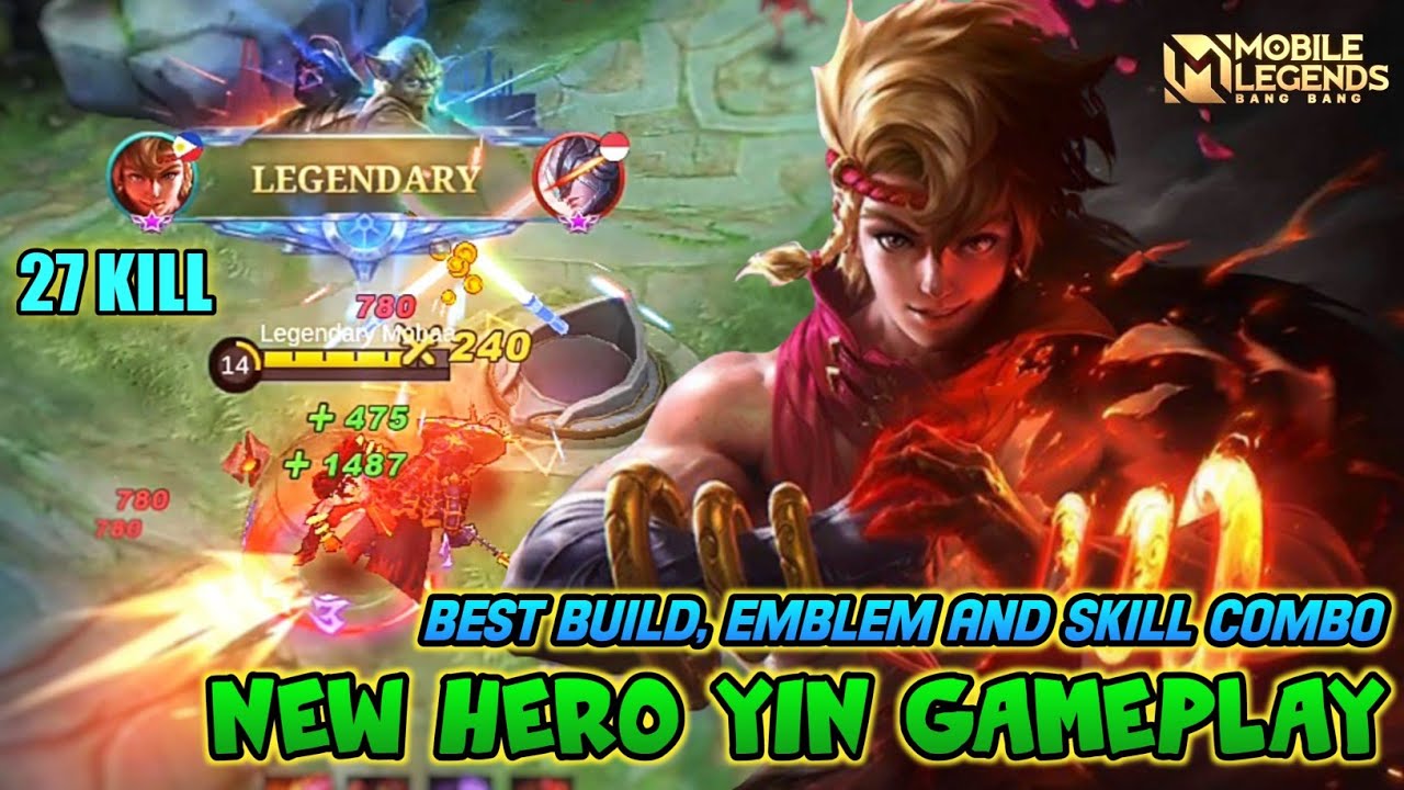 Yin Mobile Legends , New Hero Yin Legendary Gameplay - Mobile