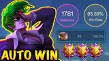 HOW TO ALWAYS WIN IN SOLO RANK GAME USING CHOU !!! (NEW TRICK)