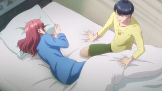 Famous scene in anime where you wake up and your wife is lying next to you