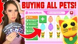 BUYING ALL *NEW* 12 JAPAN PETS IN ADOPT ME! BUYING 100 JAPAN EGGS IN ADOPT ME! ROBUX SPENDING SPREE!
