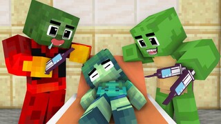 Monster School : Baby Zombie x Poor Girl - Minecraft Animation