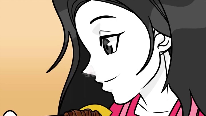 The invincible mother in "Cheating" also has a gentle side, but she is quite domineering when eating