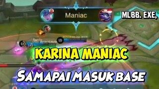 detik-detik karina Maniac || Mobile Legends.