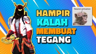 TERLALU FOKUS MEMBUAT BADAN TEGANG 💀(FREE FIRE EXE)