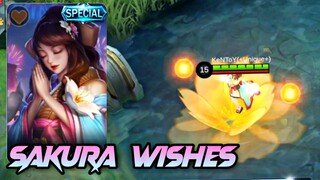 GUINEVERE - SAKURA WISHES SKIN GAMEPLAY | GUINEVERE NEW SKIN GAMEPLAY |MOBILE LEGENDS BANG BANG