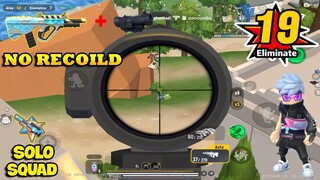 Super power of AUG + 6x scope NO RECOILD | SOLO VS SQUAD | SOUTH SAUSAGE MAN