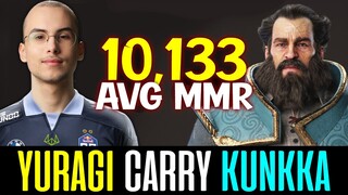 OG.Yuragi 10000+ Avg MMR Game KUNKKA - 24 Minutes STOMP!