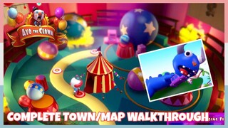 All Characters In Town & Complete Map Walkthrough In Ayo The Clown