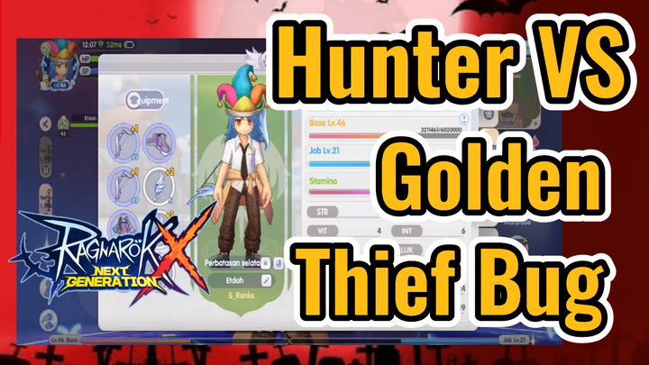 Ragnarok X: Next Generation | Hunter VS Golden Thief Bug