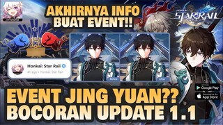 AKHIRNYA INFO EVENT!! BONUS BOCORAN UPDATE 1.1!! | Honkai: Star Rail