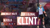 16 Kills Clint Brutal Shotgun Damage - Top 1 Global Clint by Aeon ~ Mobile Legends