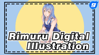 Rimuru In Her Bathing Suit | SAI Digital Illustration_9