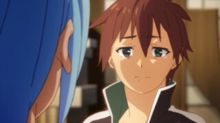 Aqua yang dikasihani oleh Kazuma, cukup menyedihkan~