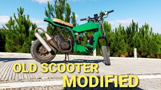 SCOOTER MODIFIED | OLD SCOOTER MODIFIED | BRICOLAGE | CASERA