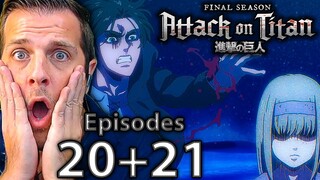 The Rumbling | Attack On Titan Season 4 Part 2 Episode 20 + 21 Reaction || Shingeki no Kyojin