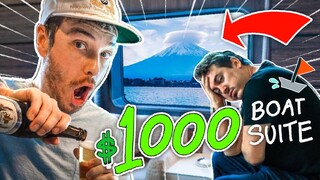 Inside Japan’s FIRST Class Ferry | $1000 Royal Suite Ft. @AbroadinJapan