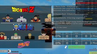 Roblox - GAME GIỐNG ANIME BATTLE ARENA NHƯNG ĐƯỢC TỰ DO CHỌN NHÂN VẬT KHÔNG CẦN