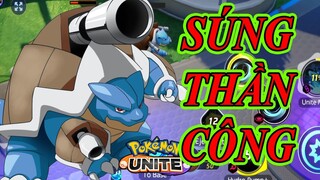 POKEMON UNITE SÚNG THẦN CÔNG BLASTOISE Quái Vật Leo Rank LIÊN QUÂN Top Game Android Ios Thành EJ