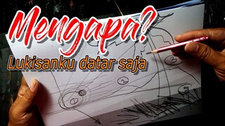 Mengapa lukisan pemandangan datar saja - ini penyebabnya