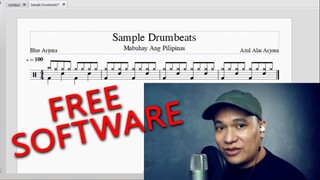 Paano Gamitin ang MuseScore | Free Notation Software Tutorial | Drum Notation