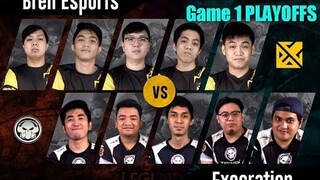 Game1 Bren vs XCTN | MPL PH S2 Playoffs Day 1