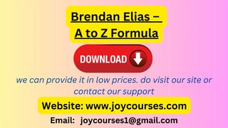 Brendan Elias – A to Z Formula