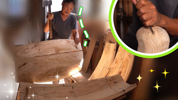 คุณปู่วัย 70 ปี ใช้เทคนิคการเข้าเดือยไม้สร้างเครื่องซักผ้า "โทโทโร่"!