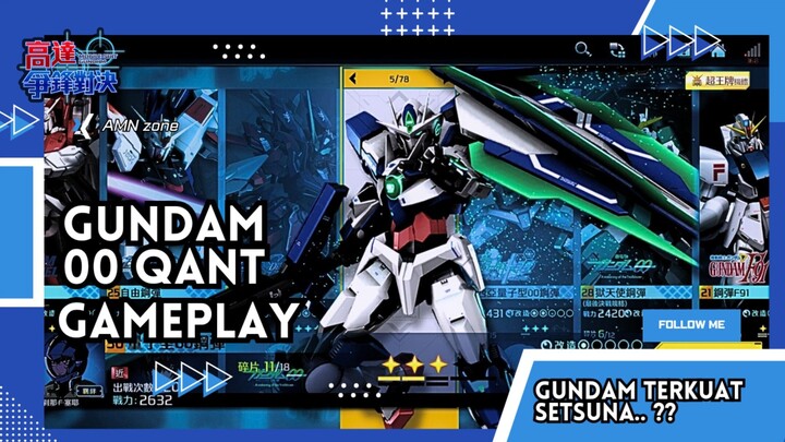 Setsuna Dapet Gundam Baru .. !! GNt-00 Gundam 00-Qant Gameplay ||  Gundam Battle cN