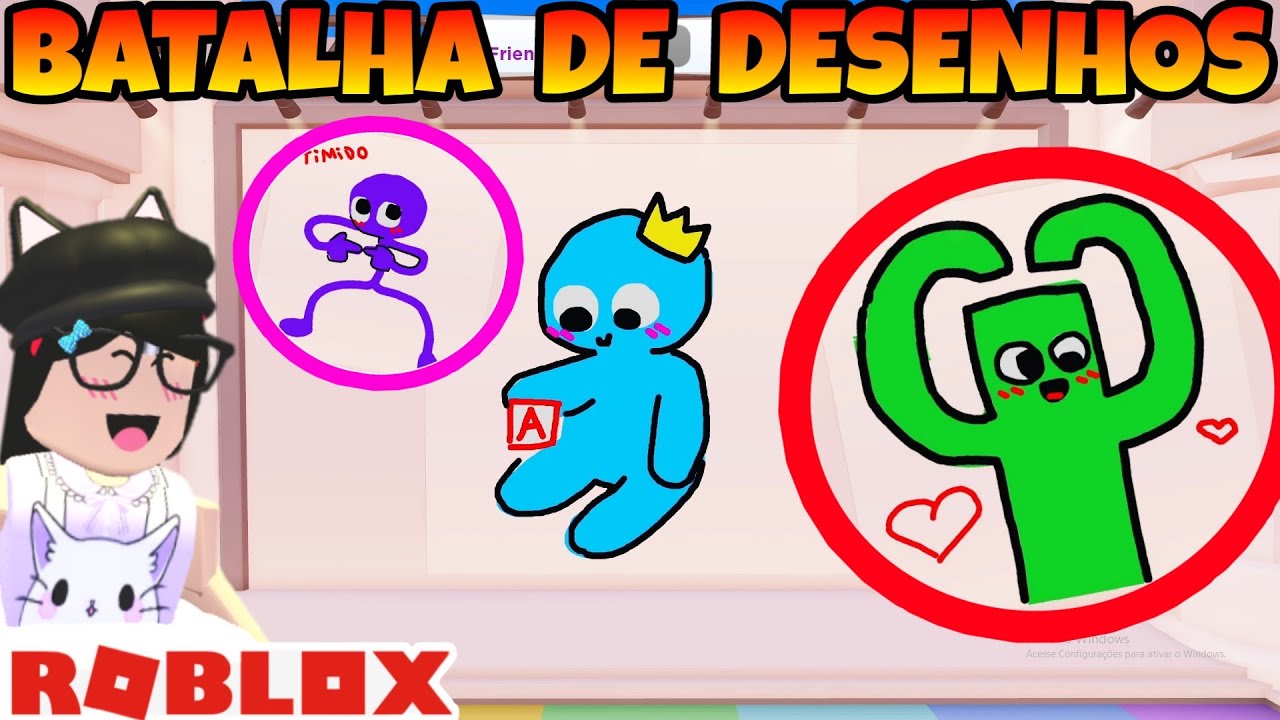 COMO DESENHAR o PURPLE JUMPSCARE do ROBLOX RAINBOW FRIENDS