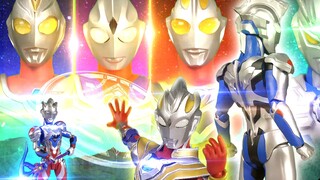 Ultraman Zeta Gamma Infinity Battle vs Ultraman Tiga 5 Monsters SHF Ultraman Stop-motion Animation (