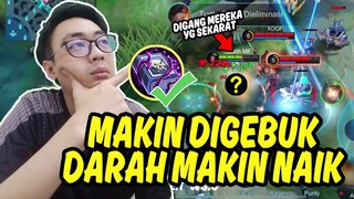 PALING MALES KAN DIGANK LAWAN, MAIN AJA HERO INI LAWAN MALAH RUGI GANK - Mobile Legends